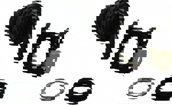 Selector Switch Only: 2 Positions, Maintained (MA), Black Lever